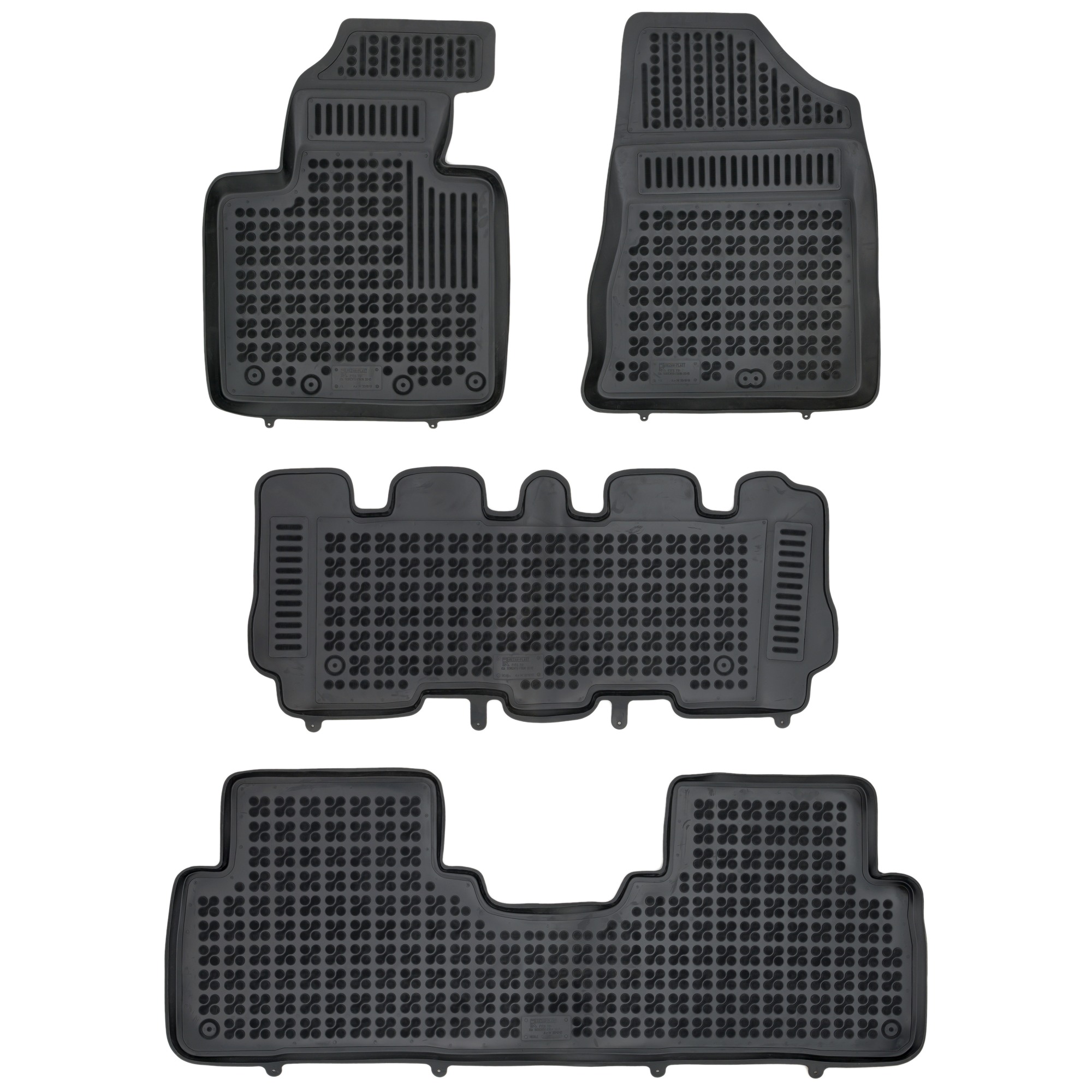 Gumové rohože pre Kia Sorento III 2015-2020 7 osôb