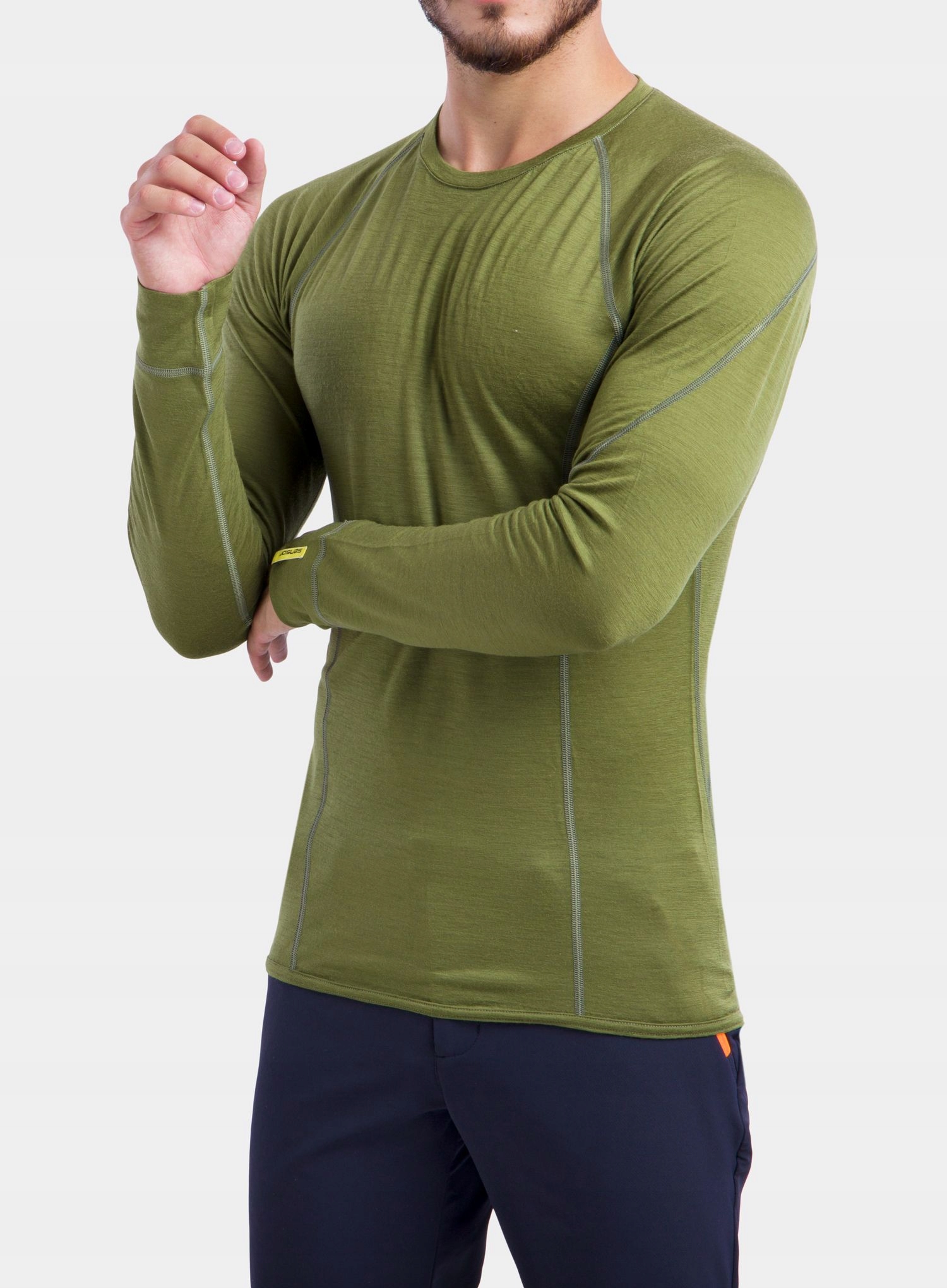 Mikina Sensor Merino Active Tee L/s safari M