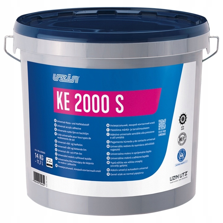 Uzin Ke 2000 S 14KG mocny klej do wykładzin Pcv