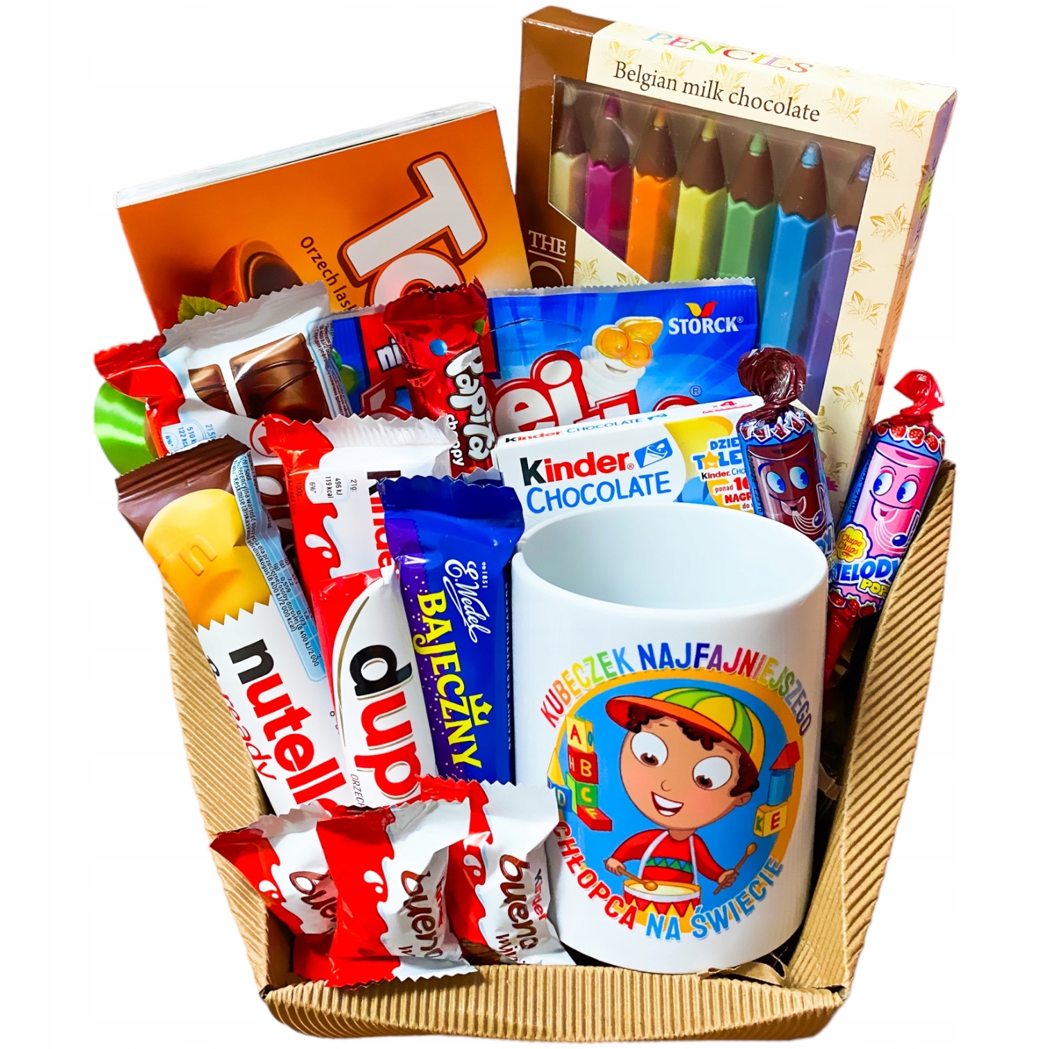Zestaw prezentowy Słodycze na Urodziny Dzień Dziecka Chłopaka
