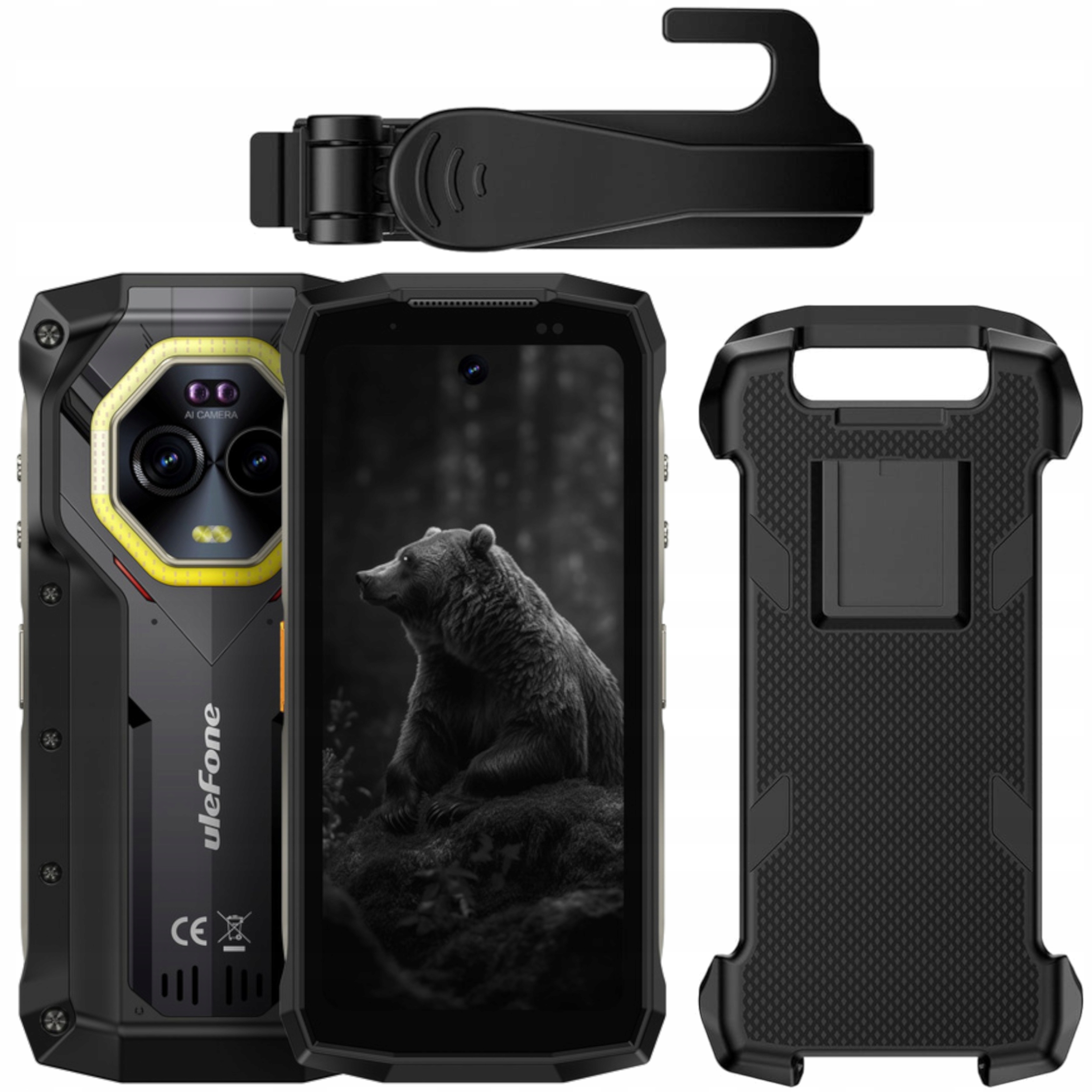 Pancerny Smartfon Ulefone Armor Mini 20 8GB/256GB Noktowizja Uchwyt