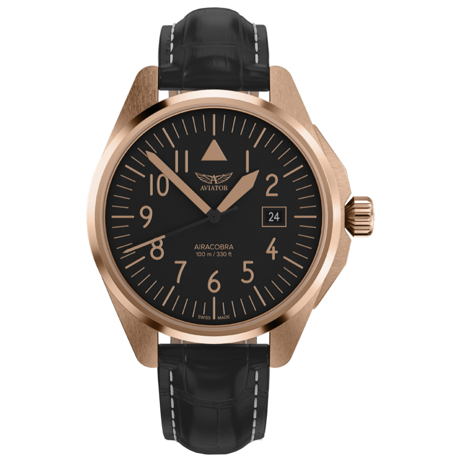 Pánské Hodinky Aviator V.1.38.2.316.4 černé