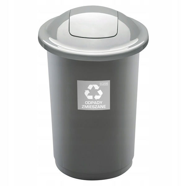Kosz 50 L do segregacji śmieci INNE z klapką