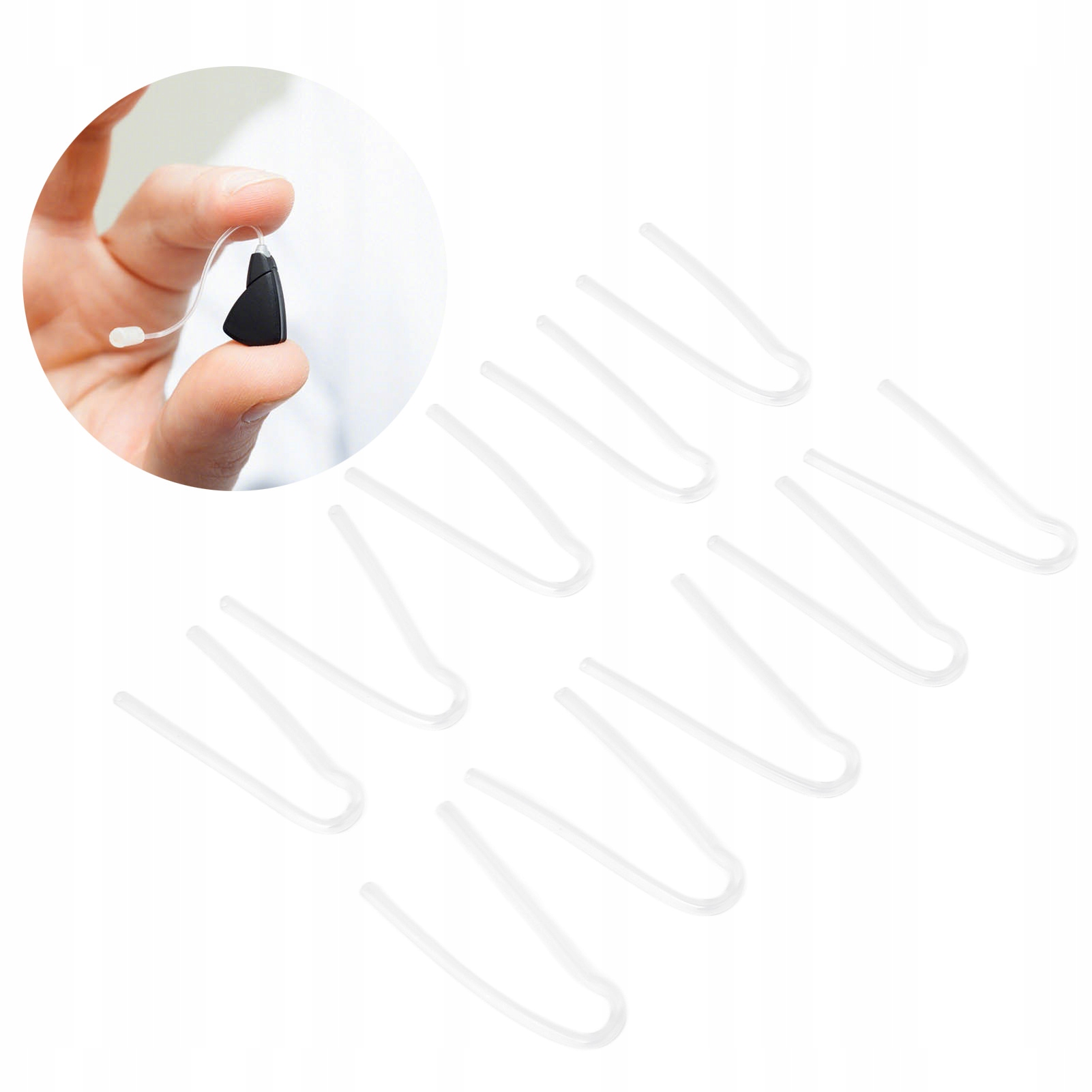 10 Szt.dźwiękowód Rurka Do Wkładki Aparatu Słuchowego