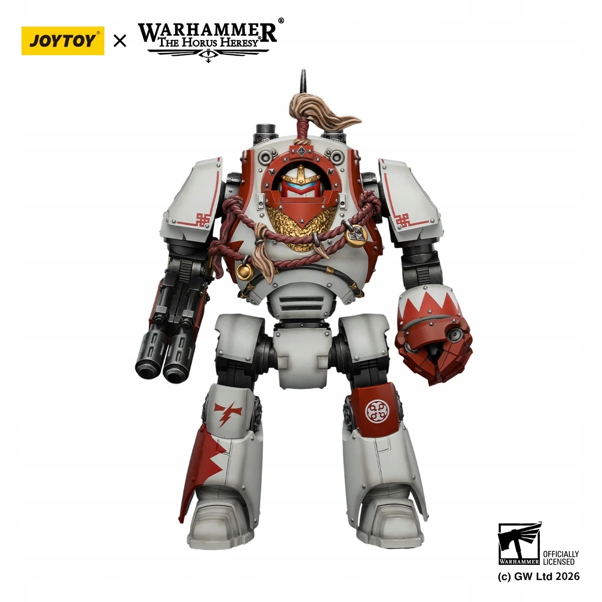 White Scars Contemptor Dreadnought s melta kanónem a pěstí Gravis power fist
