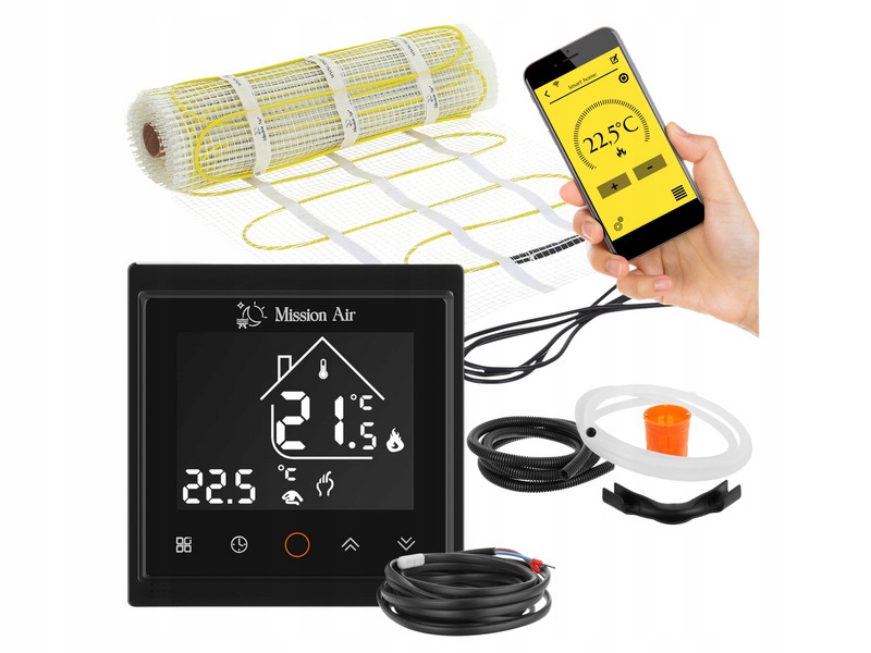 Mata grzewcza Mission Air Ptc MA-160W/m² 3m² 6mb x 50cm regulator Libra