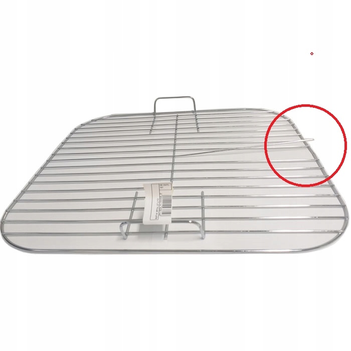 RUSZT DO GRILLA OGRODOWEGO STALOWY NA GRILL PROSTOKĄTNY 43x40cm = OUTLET Stan opakowania uszkodzone