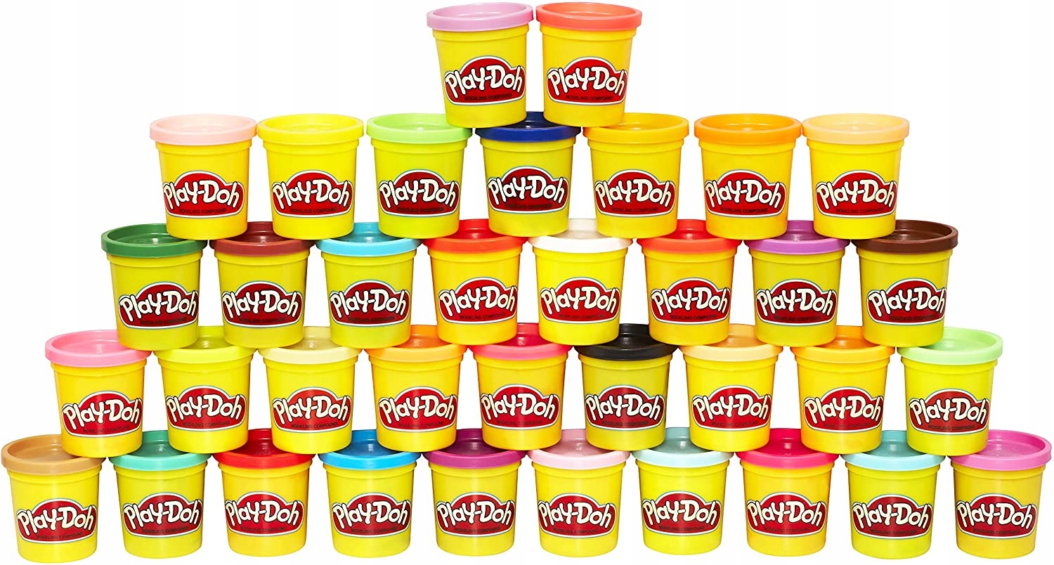 Play-doh Zestaw zapasowy ciastolina 36 tub (wiele kolorów) 36834 aż 3kg