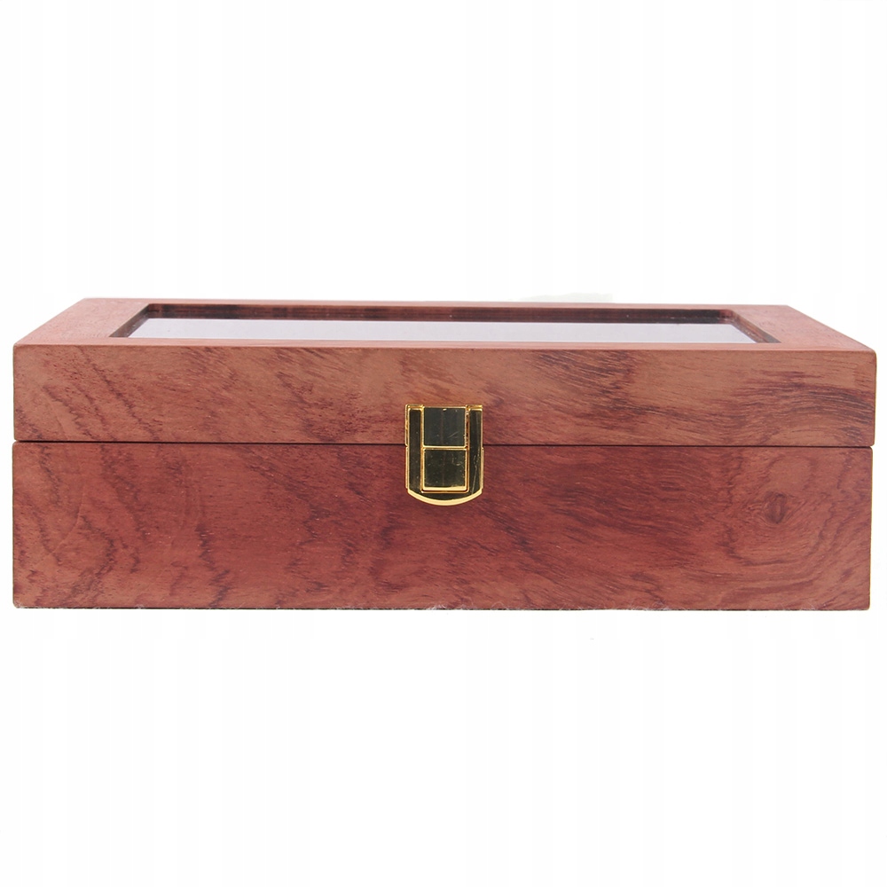 SZKATUŁKA PUDEŁKO ETUI NA 10 ZEGARKÓW VINTAGE Liczba miejsc na zegarki 6