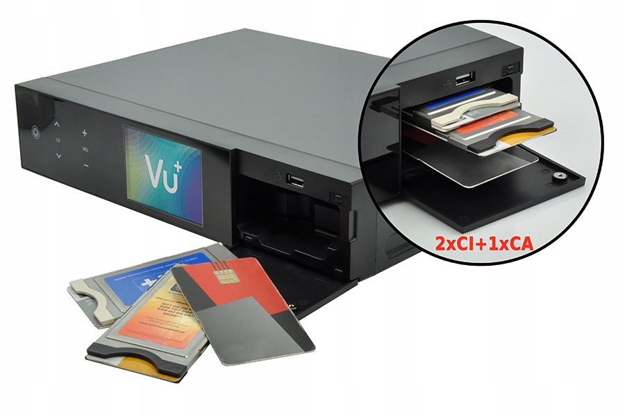 VU+ DUO 4K SE DUAL 2 x DVB-S2X FBC PenDrive GRATIS Rodzaj cyfrowy