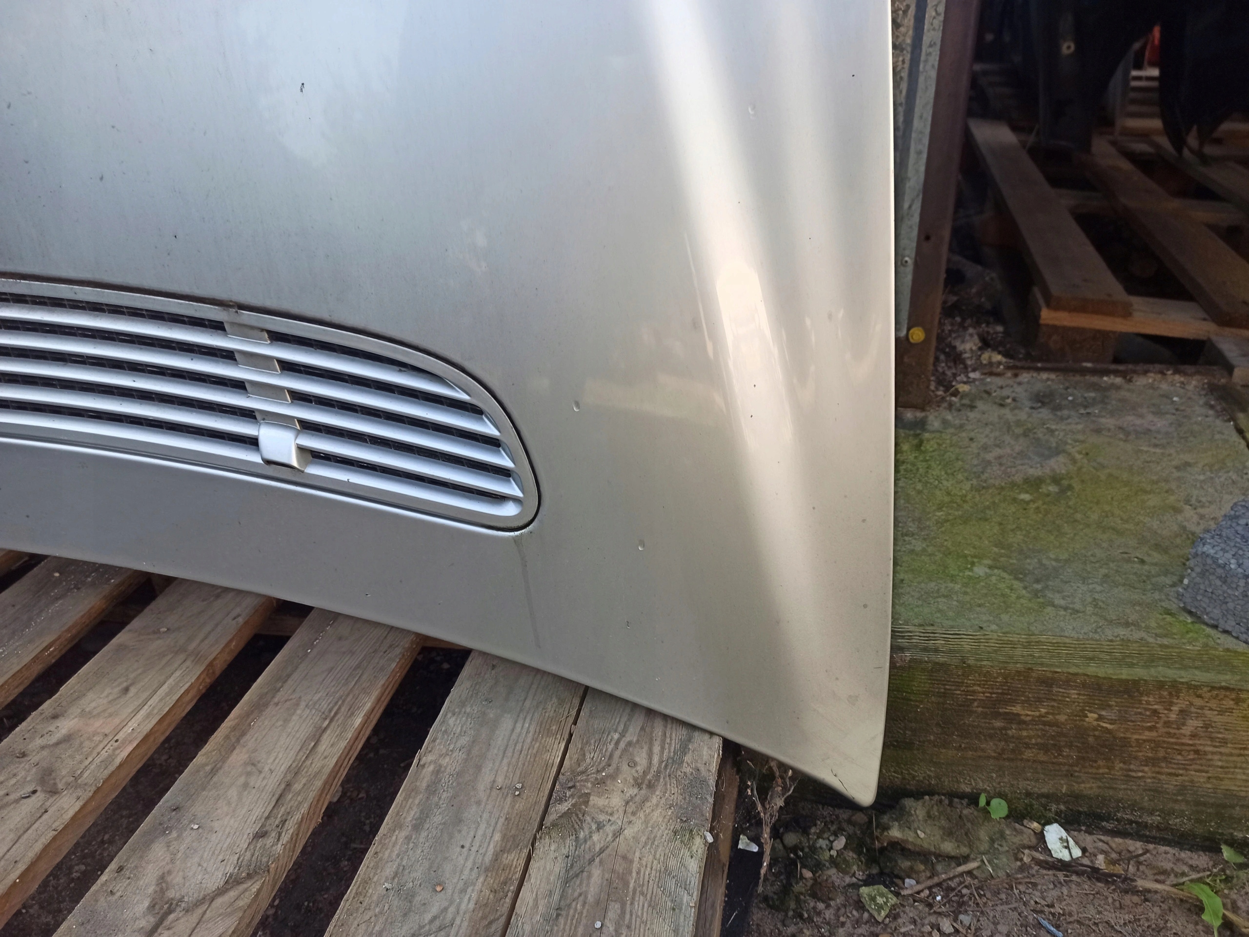 bonnet unprotected MERCEDES W220 BRILANTSILBER