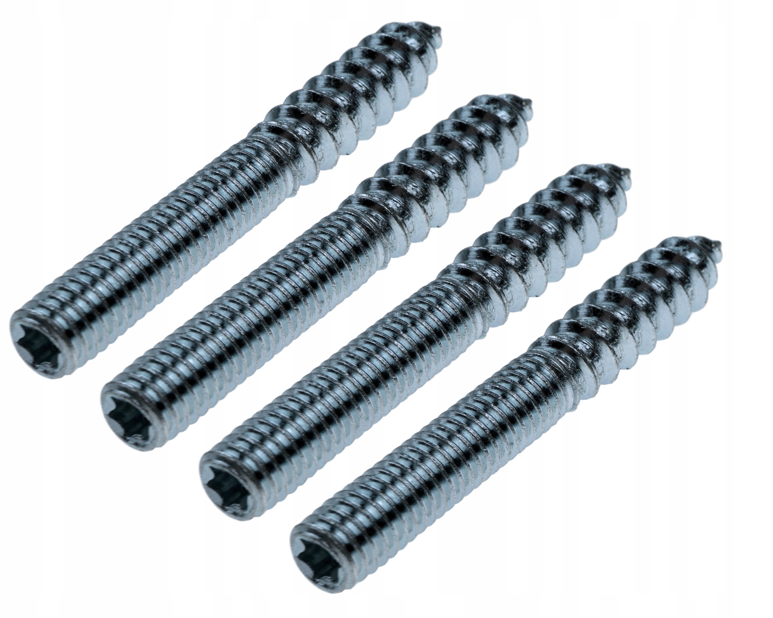 100 x kolík na dřevo, kov M8 x 70 mm, torx