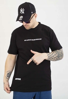 Tričko Motive Rules Line černé