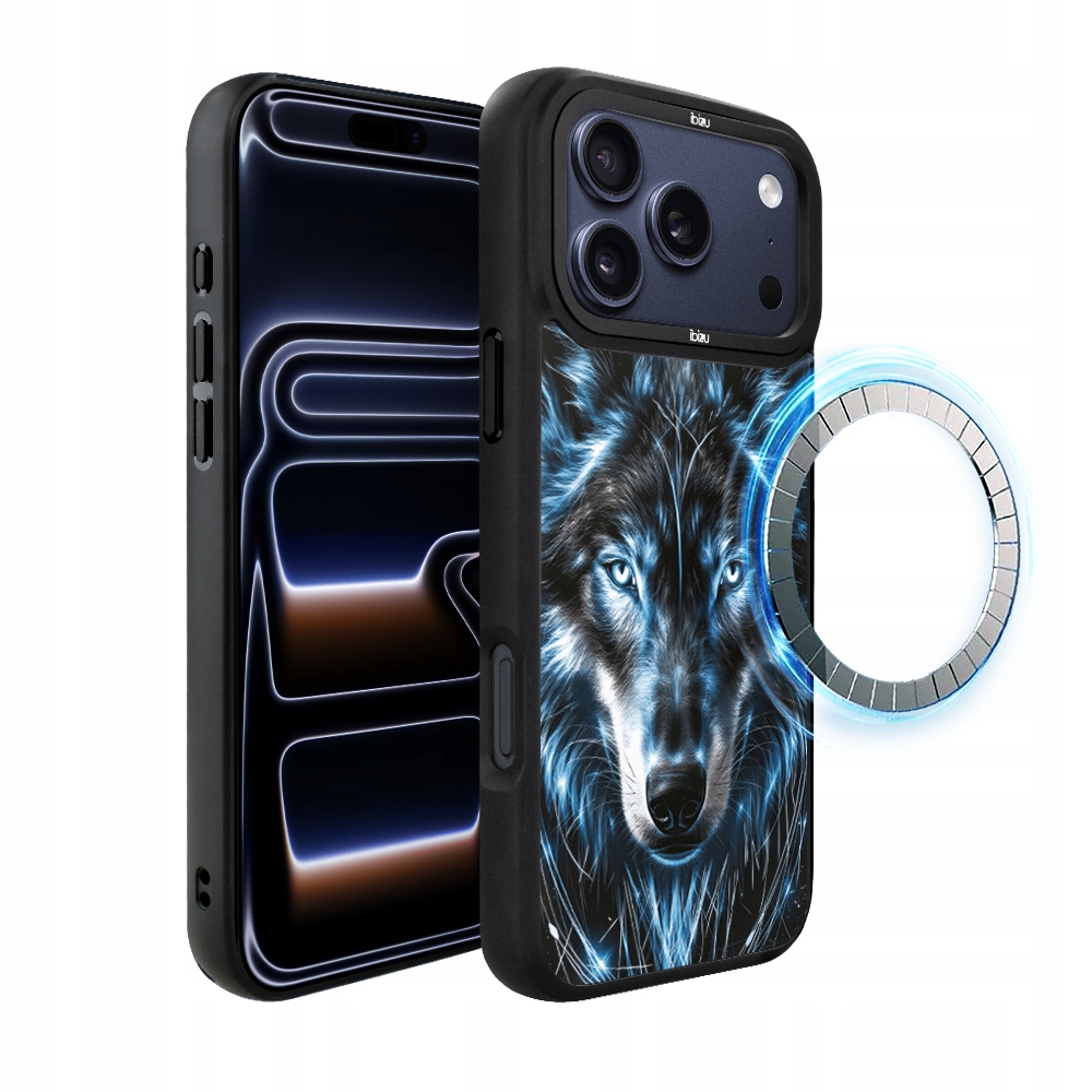 Pouzdro pro iPhone 17 Pro Ibizu DropGuard Matt s MagSafe, Ledový vlk