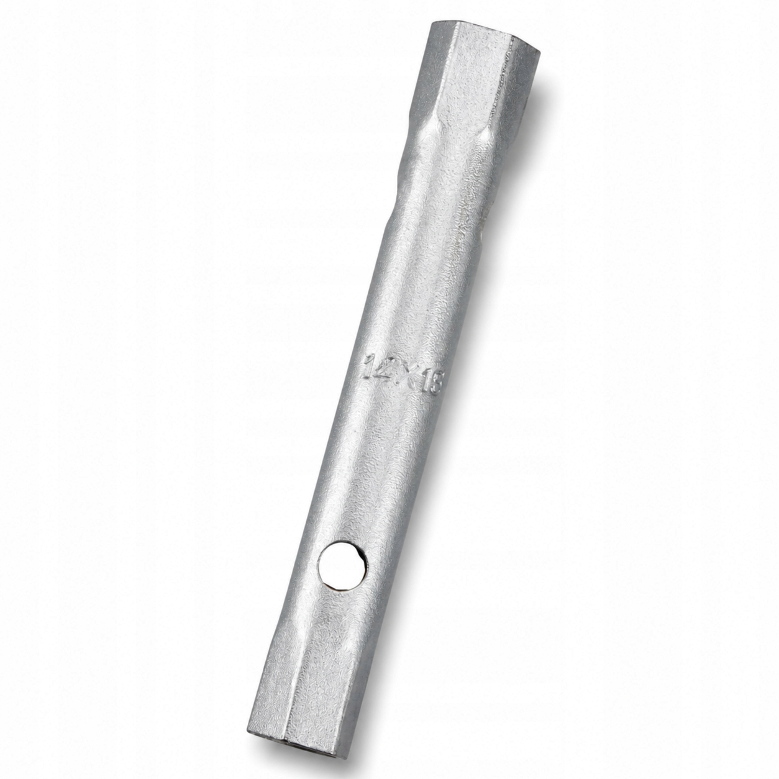 Klucz Rurowy 14x15 mm CrV Długi 135 mm Podwójny Stalowy Nasadowy Przelotny