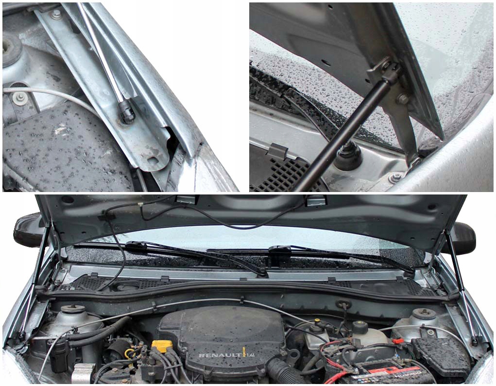 SPREZYNY AMORTYZATOR MASKI KLAPY PRZOD SANDERO I 1 Part number DACIASANDERO1