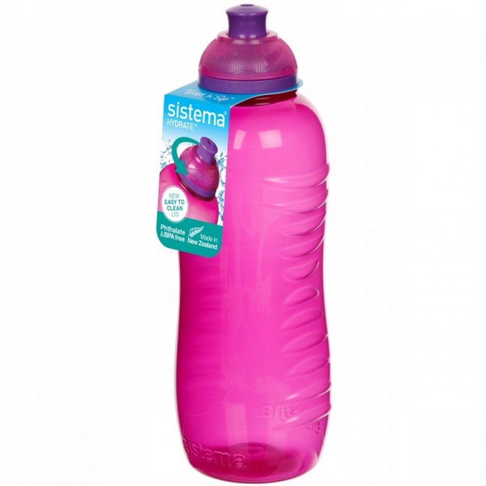 

Bidon Na Wodę plastikowy Sistema różowy 0,46 l