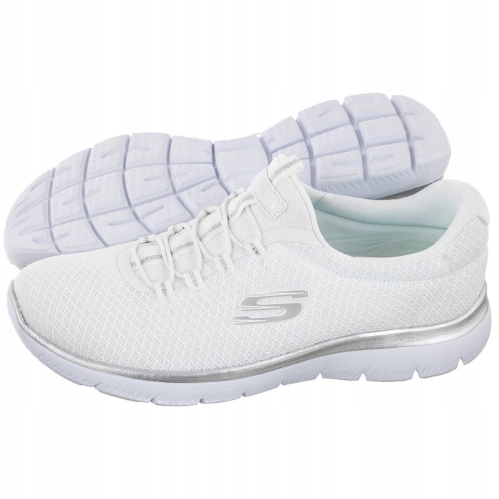 Buty Damskie Sportowe Skechers Summits 12980 Białe