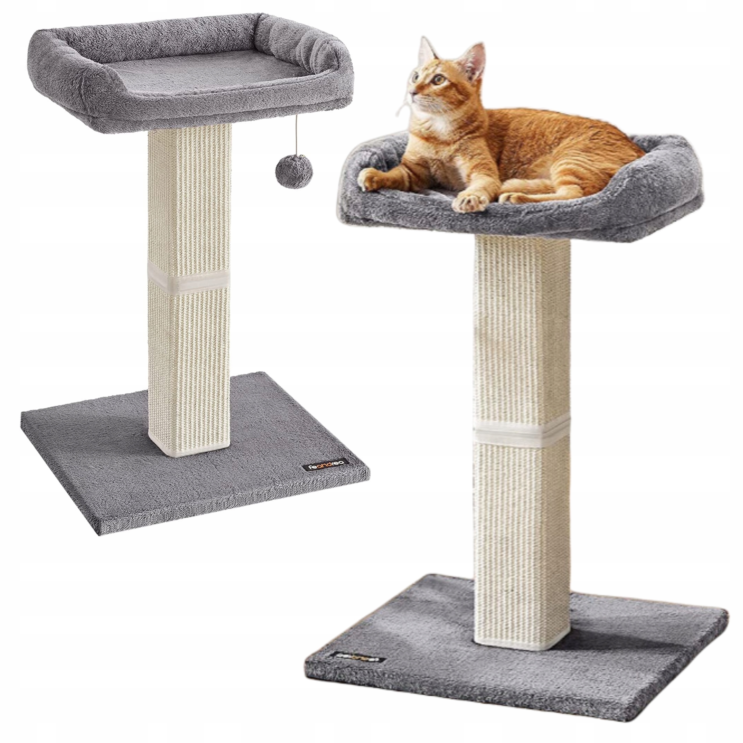 Drapak niski, legowisko, wieża Feandrea 71cm