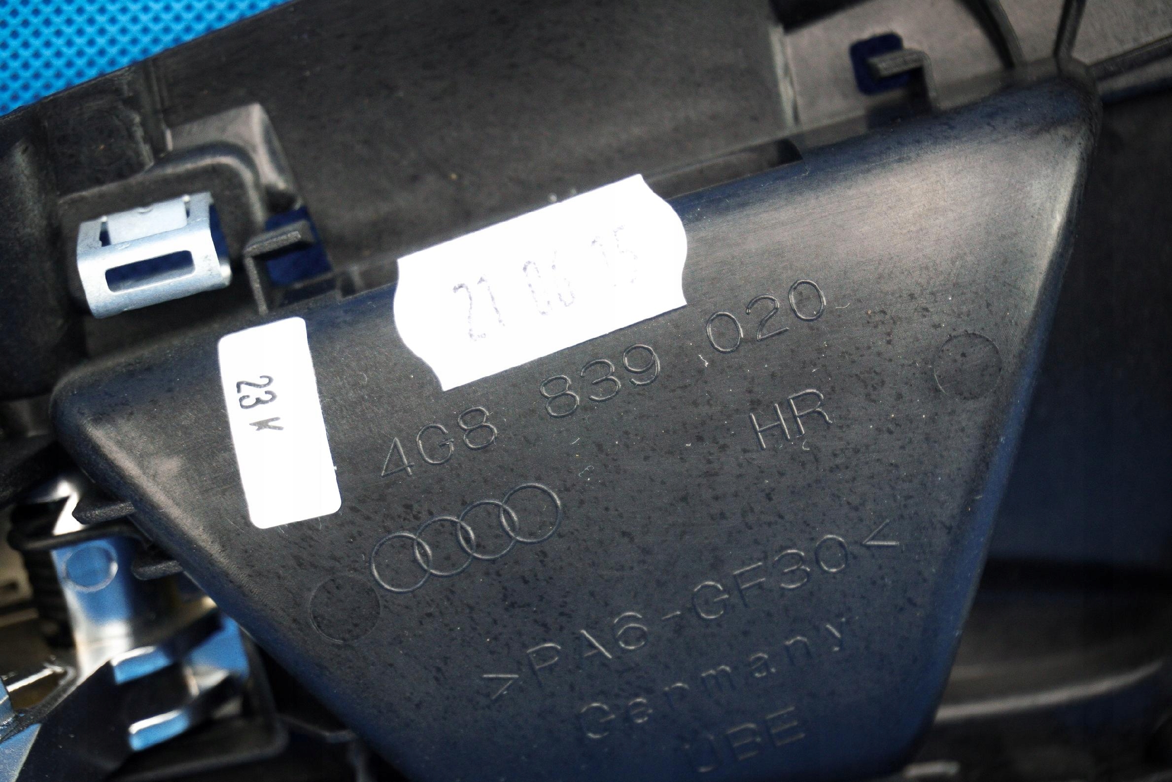 handle inner rear part Audi A7 S7 4G8 4G8839020