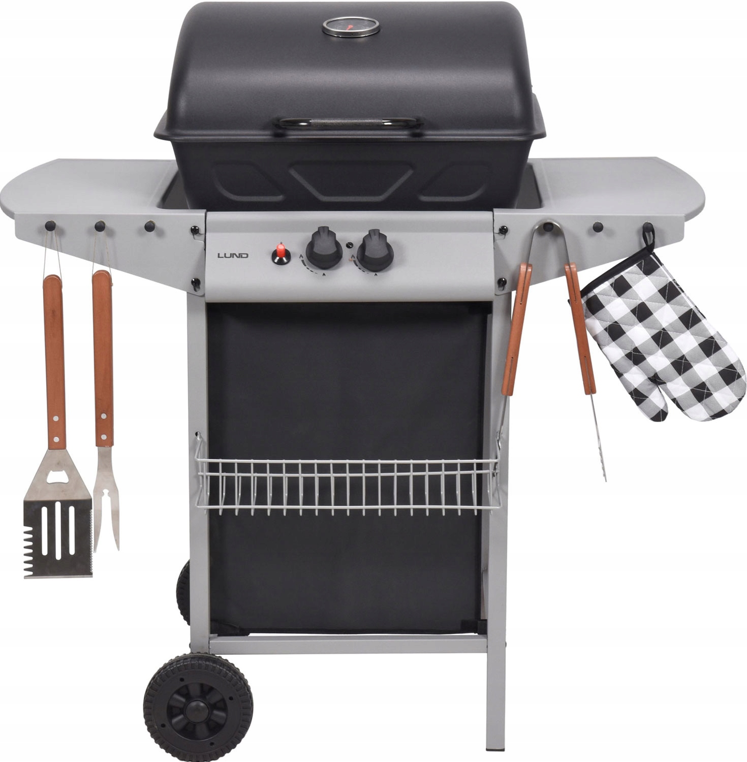 

Grill Gazowy Ogrodowy 5,5KW 2 Palniki Piezo Lund