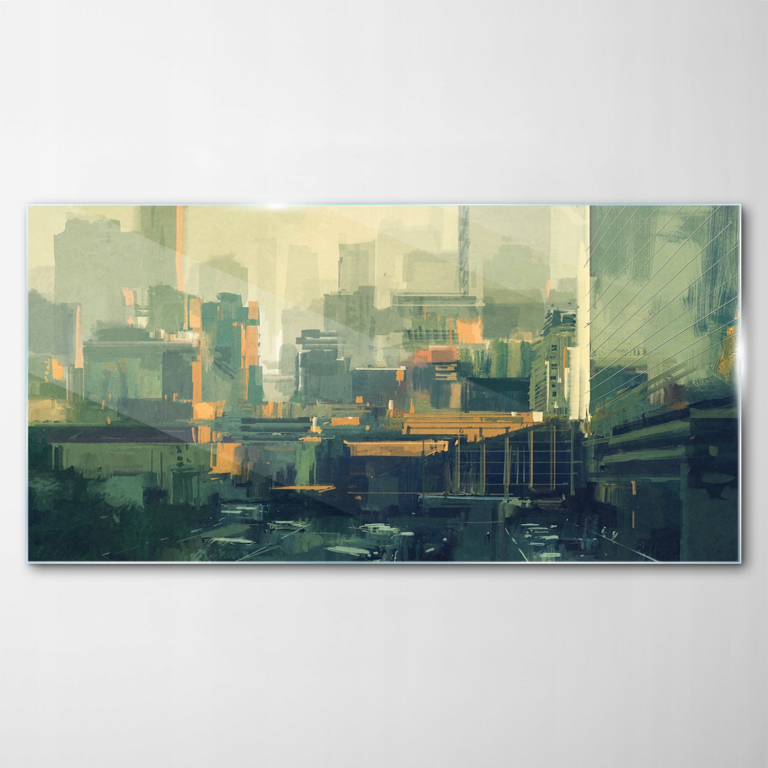 

Obraz na Szkle Dekor Miasto Drapacze Chmur 120x60