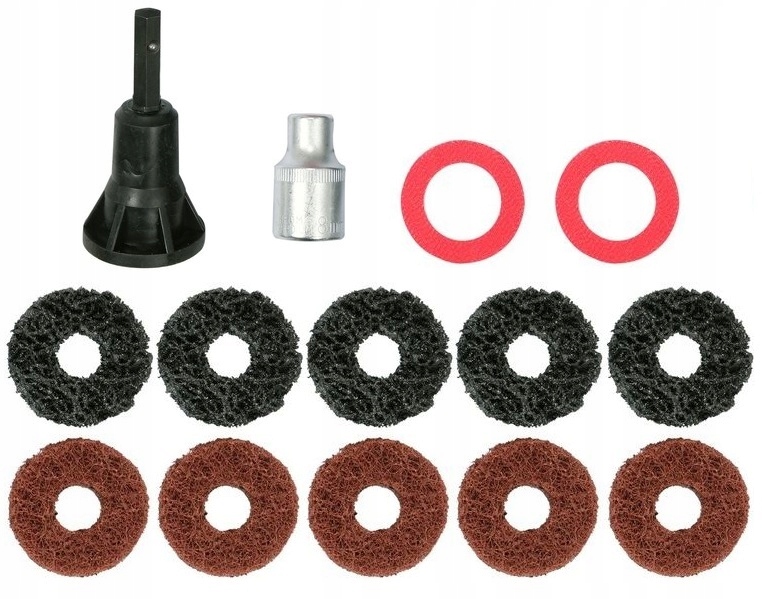 YATO ZESTAW DO CZYSZCZENIA PIAST I SZPILEK 14el