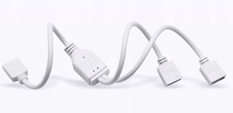ROZGAŁĘŹNIK ROZDZIELACZ 2 TAŚMY LED RGBW 5PIN 2w1 Moc 1 W