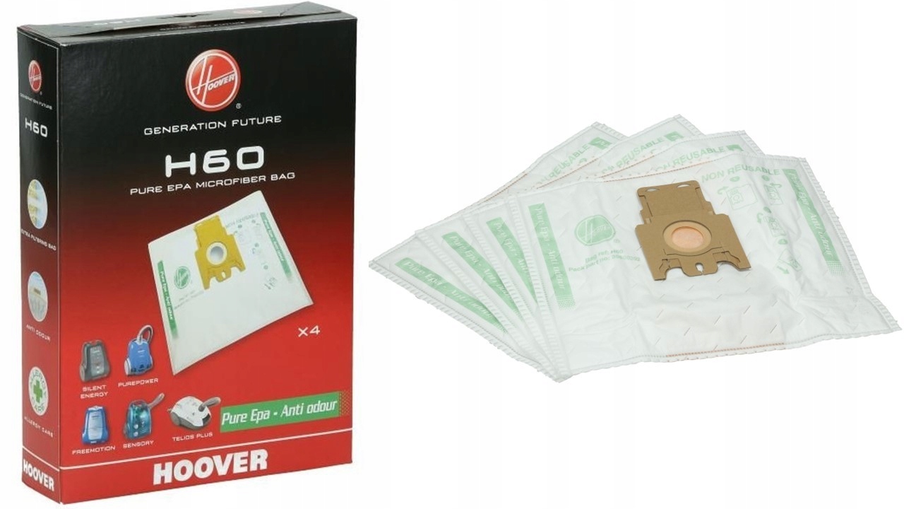 

Oryginalne Worki Odkurzacza Hoover H60 Telios Plus