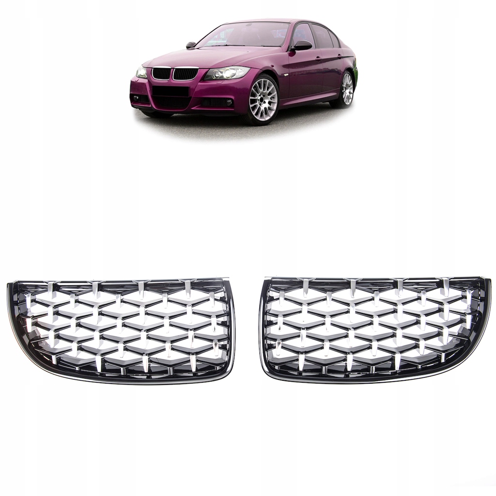 Grill do BMW 3 (E90) Sedan 2005 - 2008