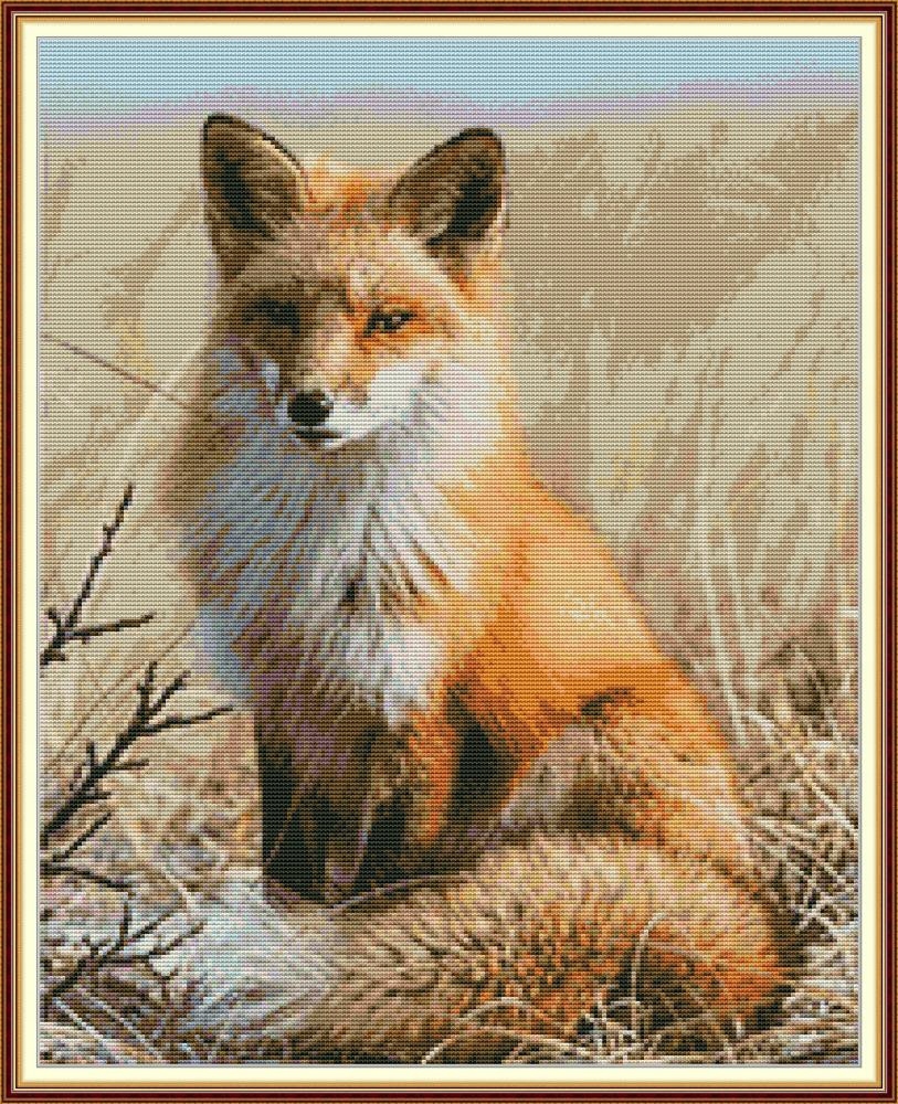 Křížková výšivka počítaná sada (kanva, mulina)