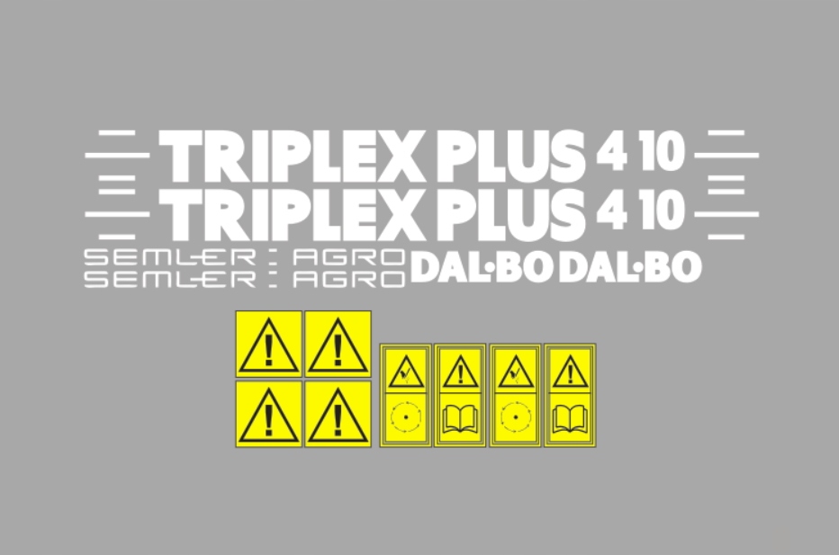 Samolepky samolepka Dal-bo Triplex Plus 4 10