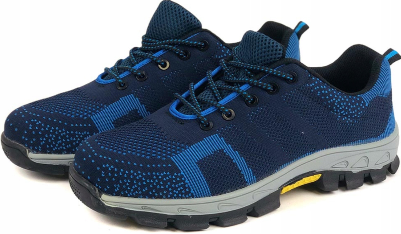 BUTY ROBOCZE MĘSKIE PÓŁBUTY LEKKIE Z BLACHĄ BHP S1P Model DEBIN S1P