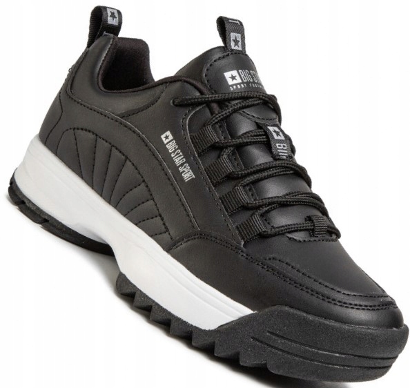 

Sneakersy Sport Czarne Eko Big Star FF274682 R38