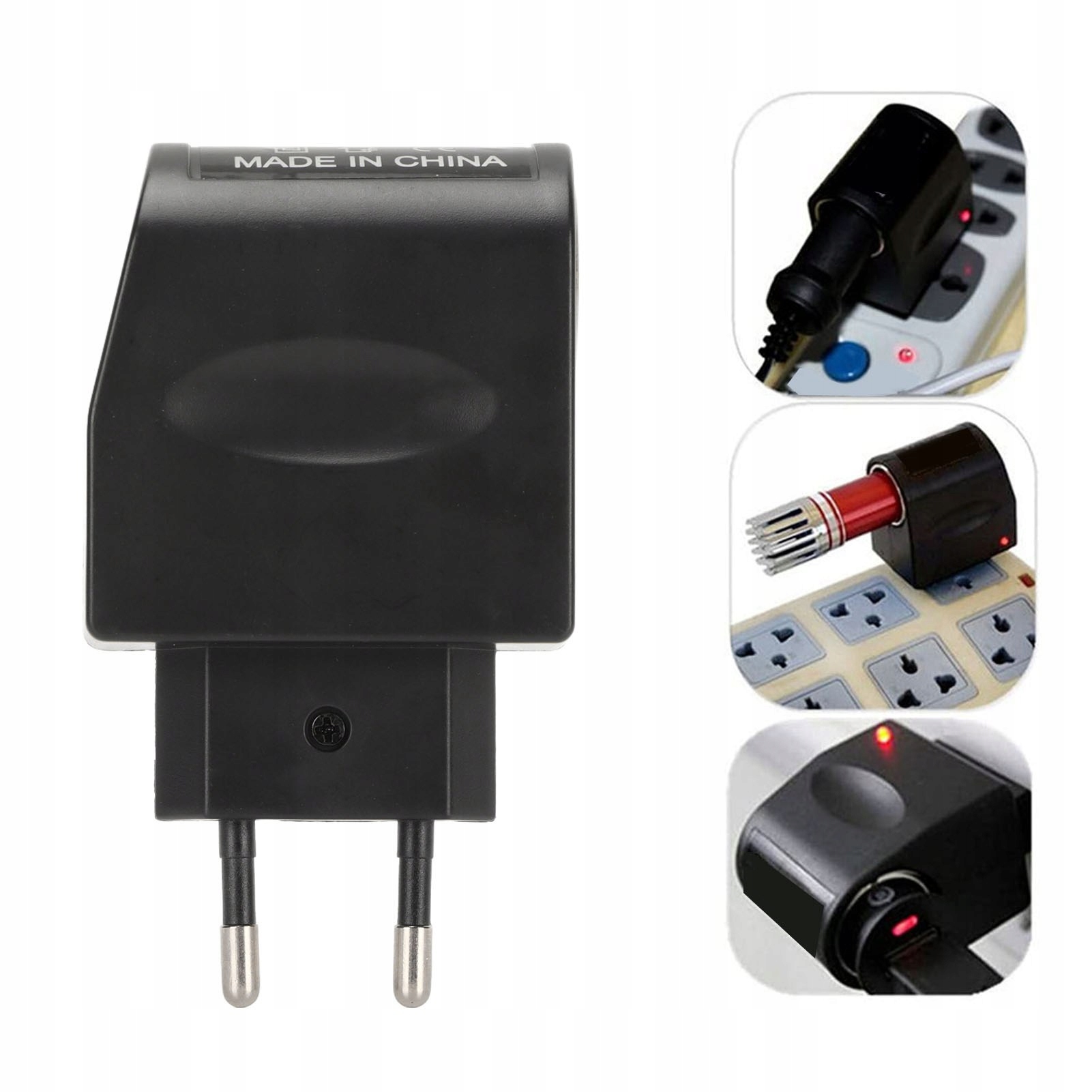 ADAPTER DO ZASILACZA 110V-240V AC NA 12V DC KONWERTER ZASILANIA SAMOCHODOWE