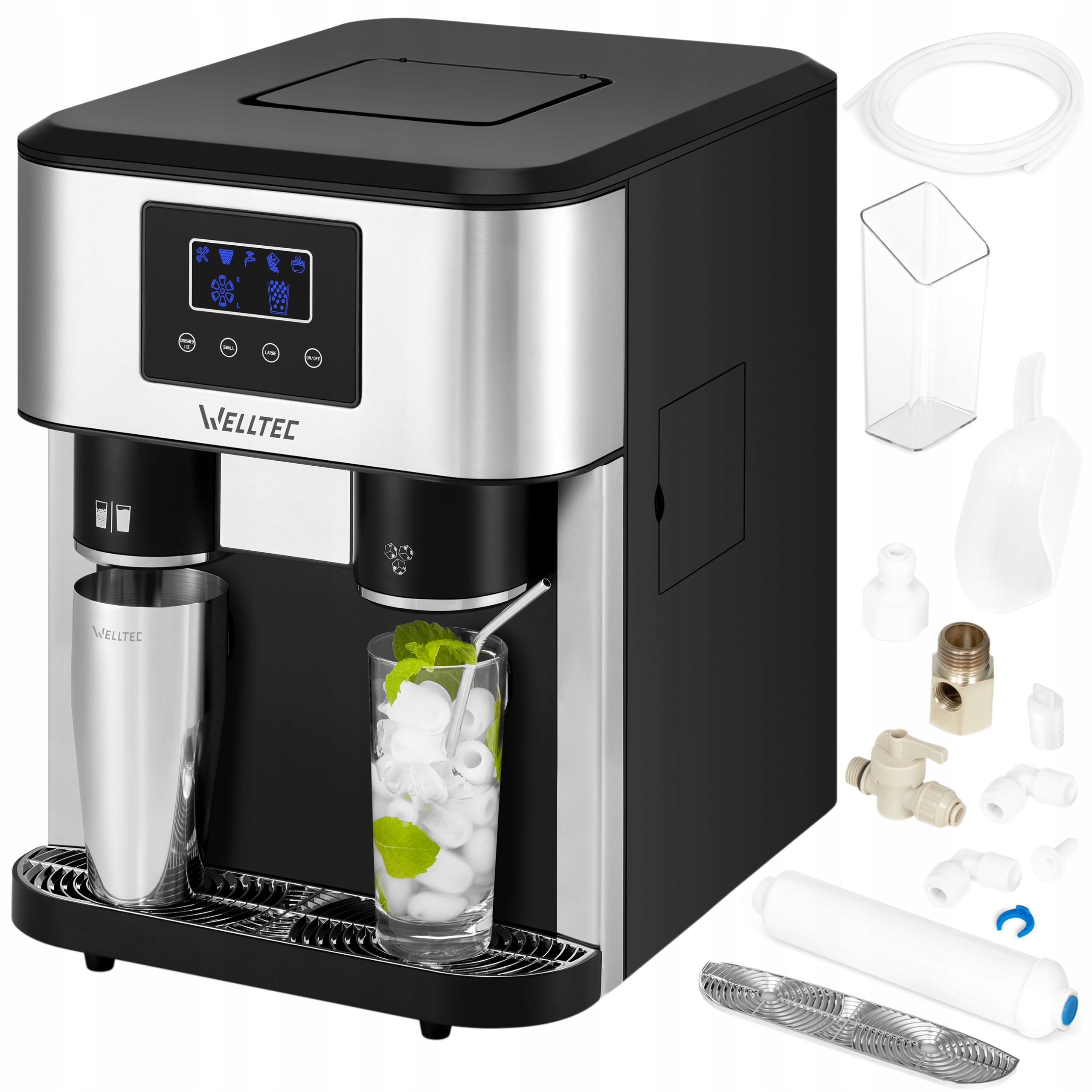 WELLTEC ICE20 CLASSIC DYSTRYBUTOR KRUSZARKA KOSTKARKA DO LODU 20kg/24h