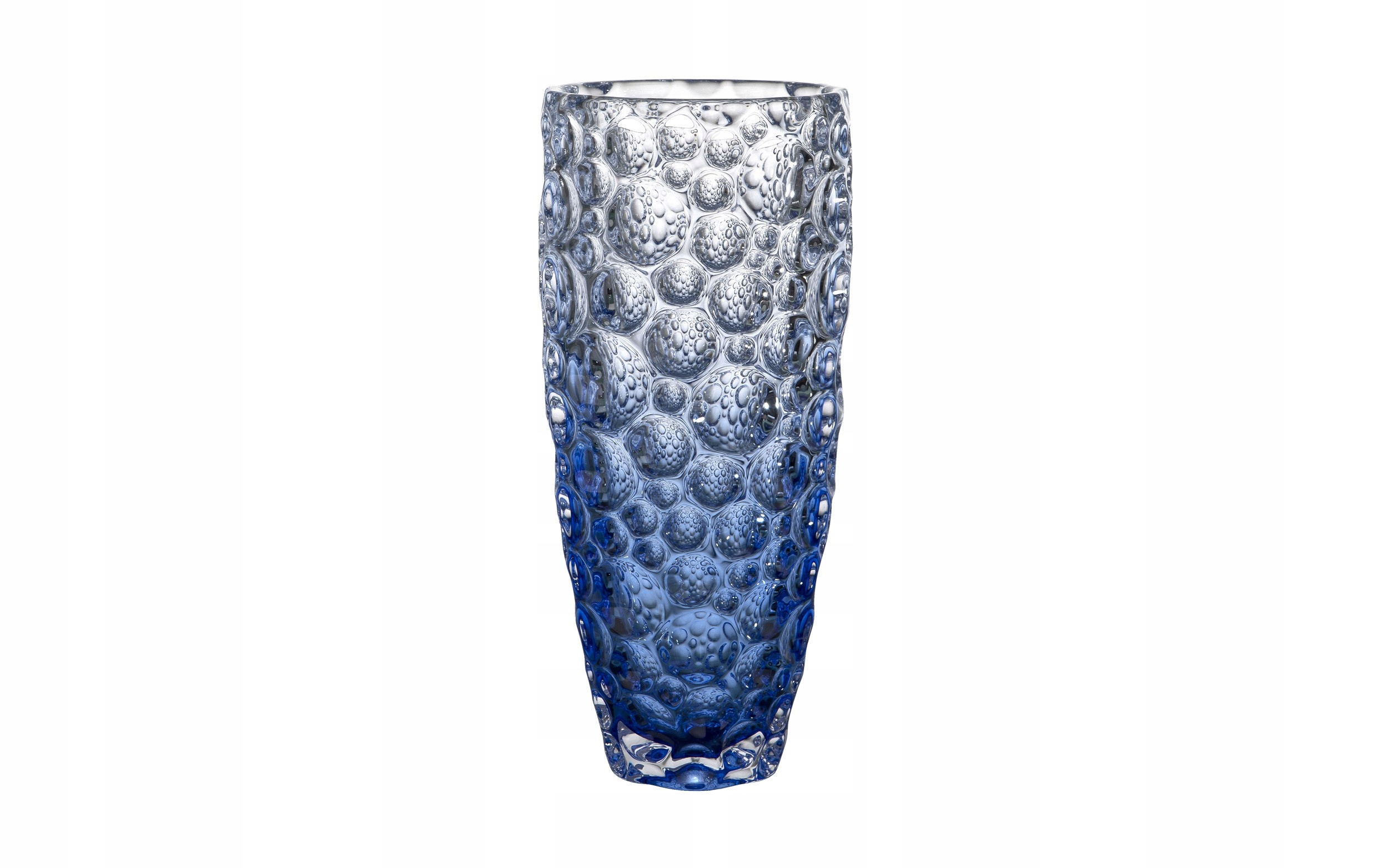 Váza krištáľová 35 cm Jihlava Lisboa Ombre Blue