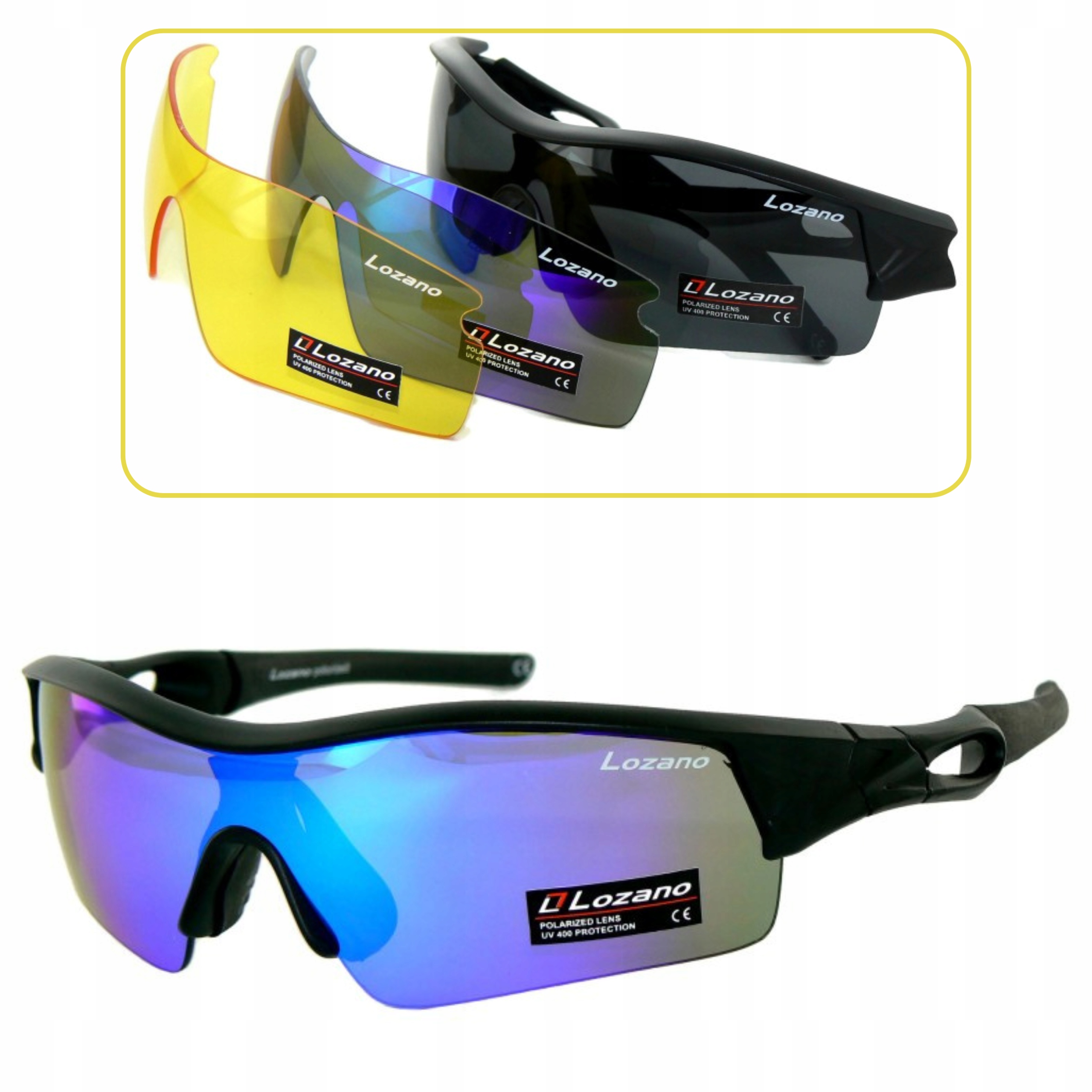 Polarizační Sluneční Brýle Pro Námořníky K Vodě – Vyměnitelné Čočky