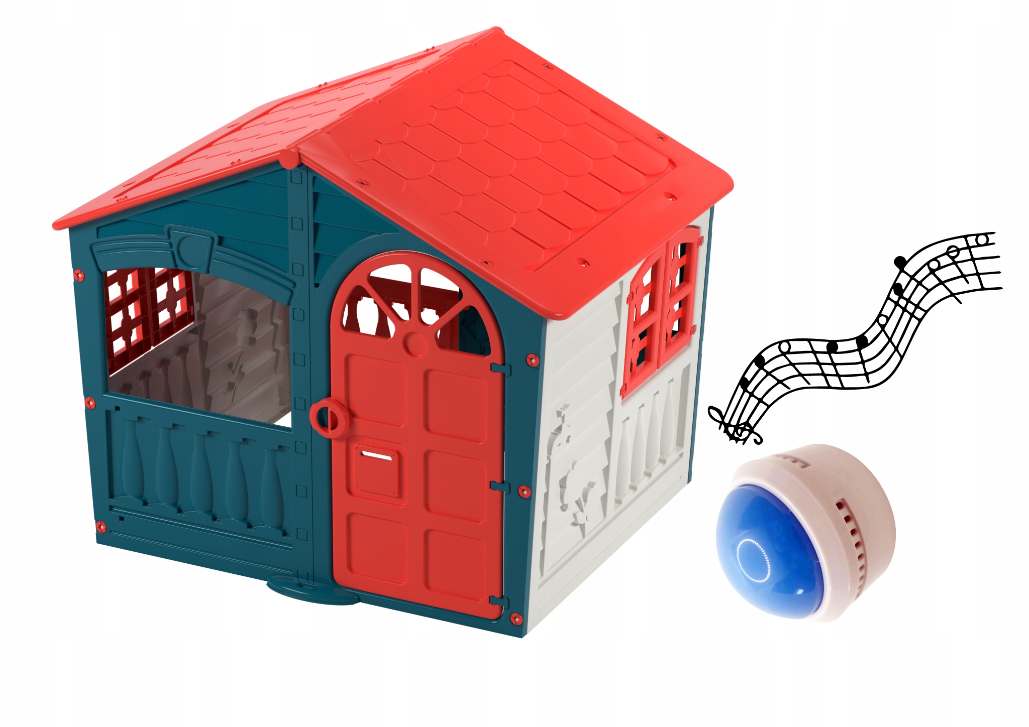 DUŻY DOMEK Z MODUŁEM ŚWIATŁO I DŹWIĘK