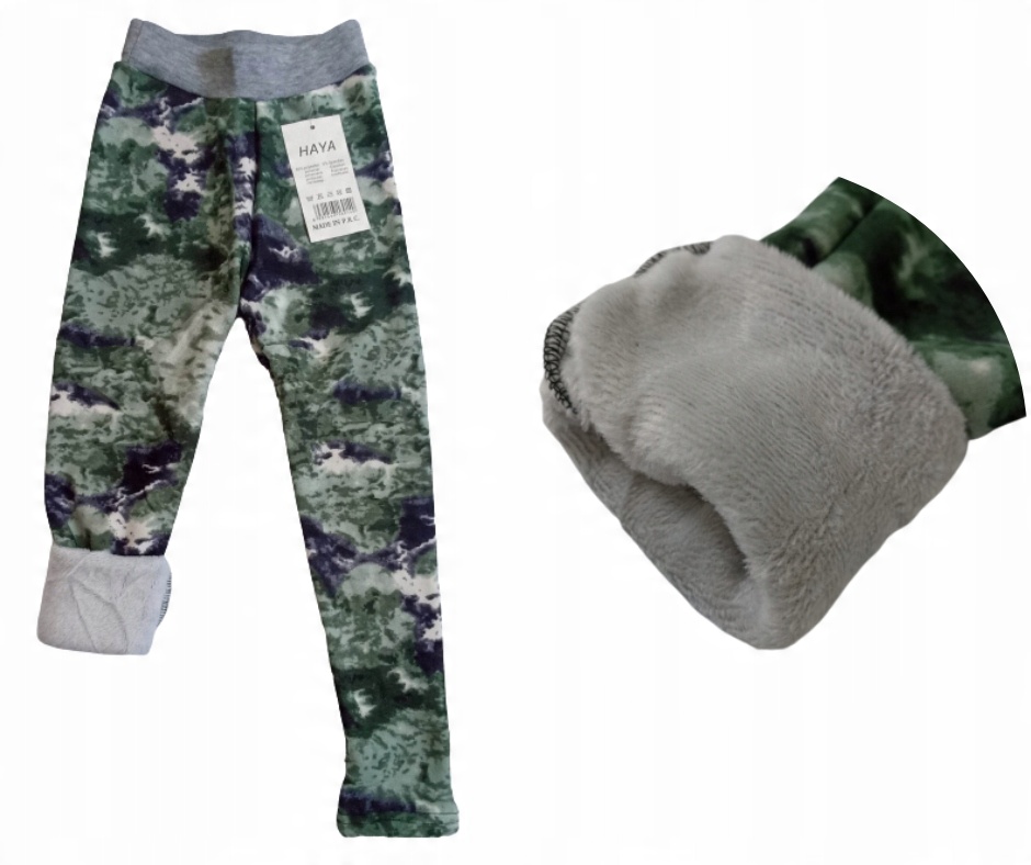 

Legginsy ocieplane misiem dla dziewczynki 146/152