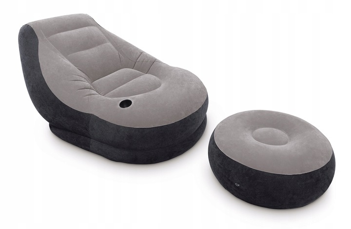 Fotel dmuchany z podnóżkiem Intex - Twój wybór na chwile relaksu! Marka Intex