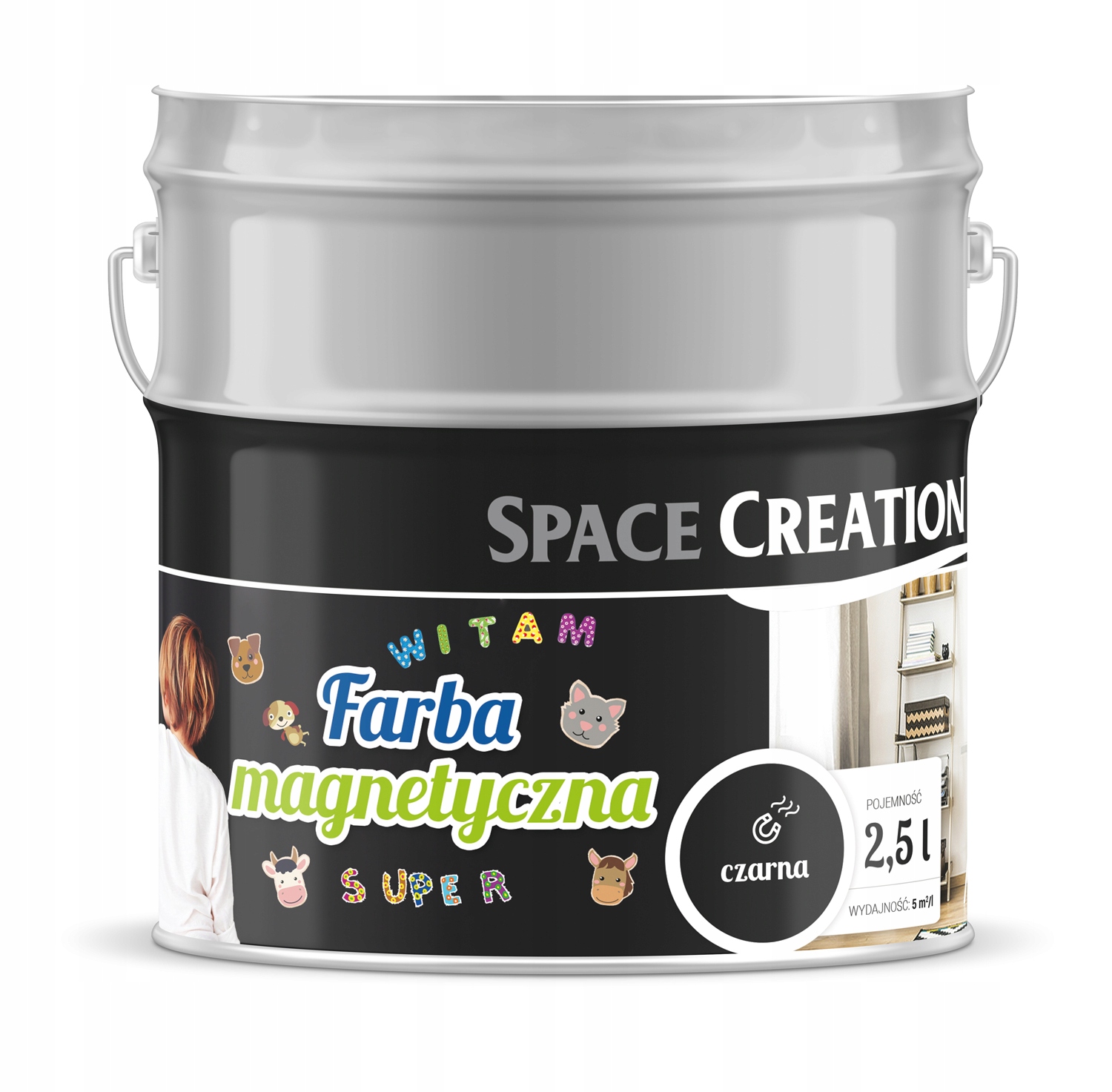 

Farba Magnetyczna Podkładowa 2,5 l Space Creation