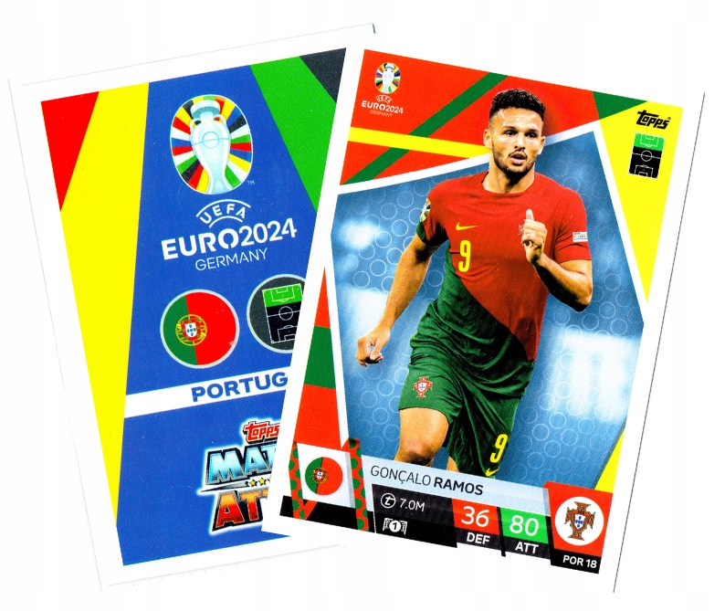 Topps Match Attax Euro 2024 Team Mate Base Portugal POR18 Ramos