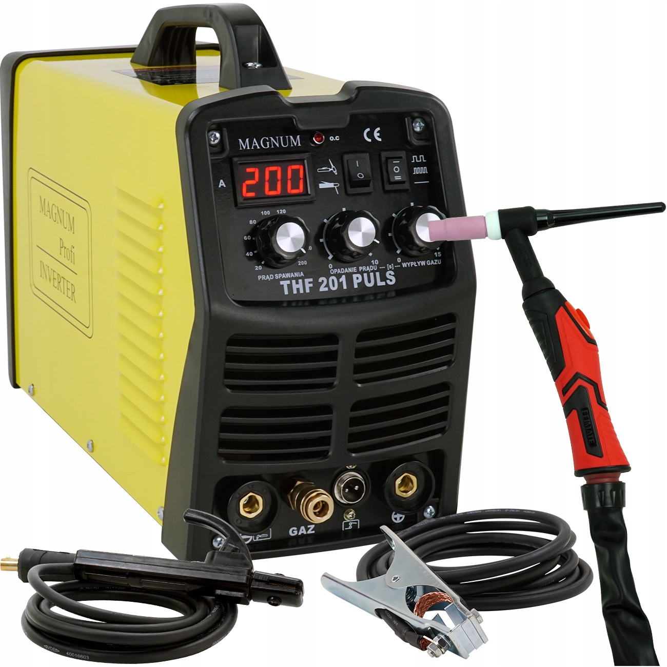 

Spawarka Magnum Tig Mma 200A 201P Puls inwertorowa