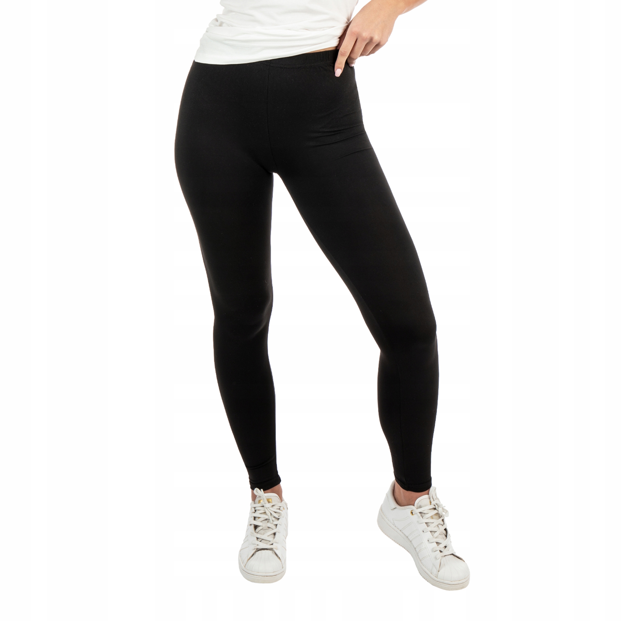 LEGGINSY GETRY BAMBUSOWE CZARNE LEGINSY S/M Marka inna