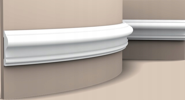 Stěnová lišta Flex elastická, ohýbatelná, nástěnná lišta border 6 cm