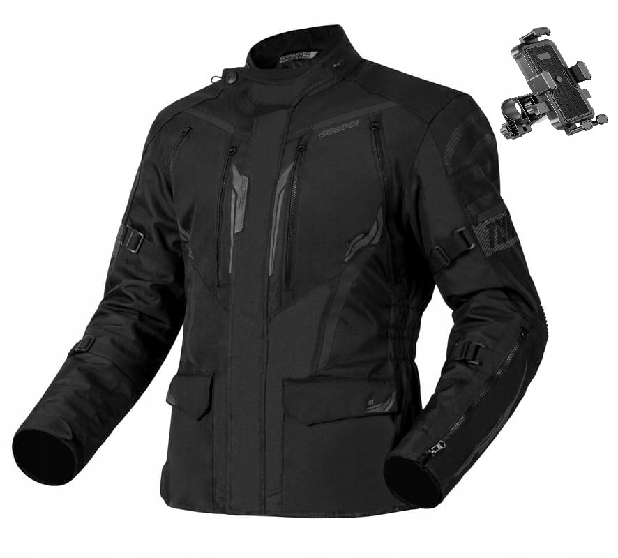 Kurtka Tekstylna Ozone Tour III Black XXL turystyczna quad uchwyt