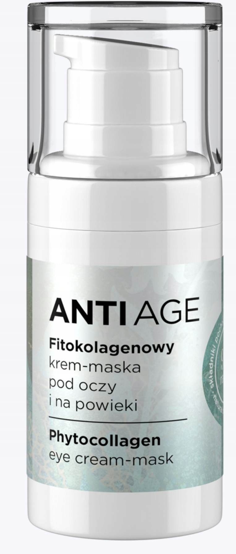 CLOCHEE_Simply Nature Anti Age fytokolagenová krémová maska pod oči a na rty