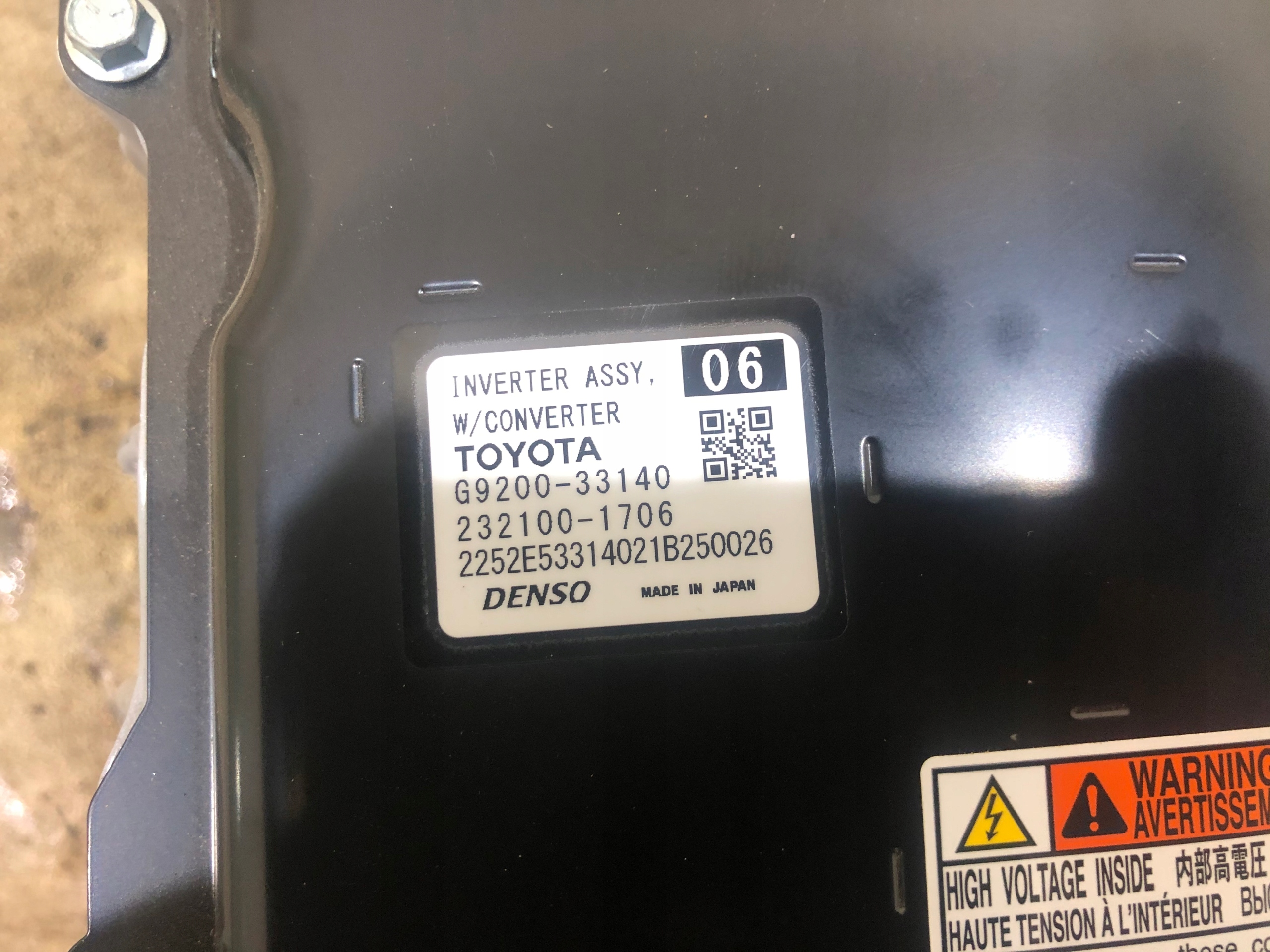 G9200-33140 - TOYOTA RAV4 V 19-> INVENTER CONVENTER ИНВЕРТОР