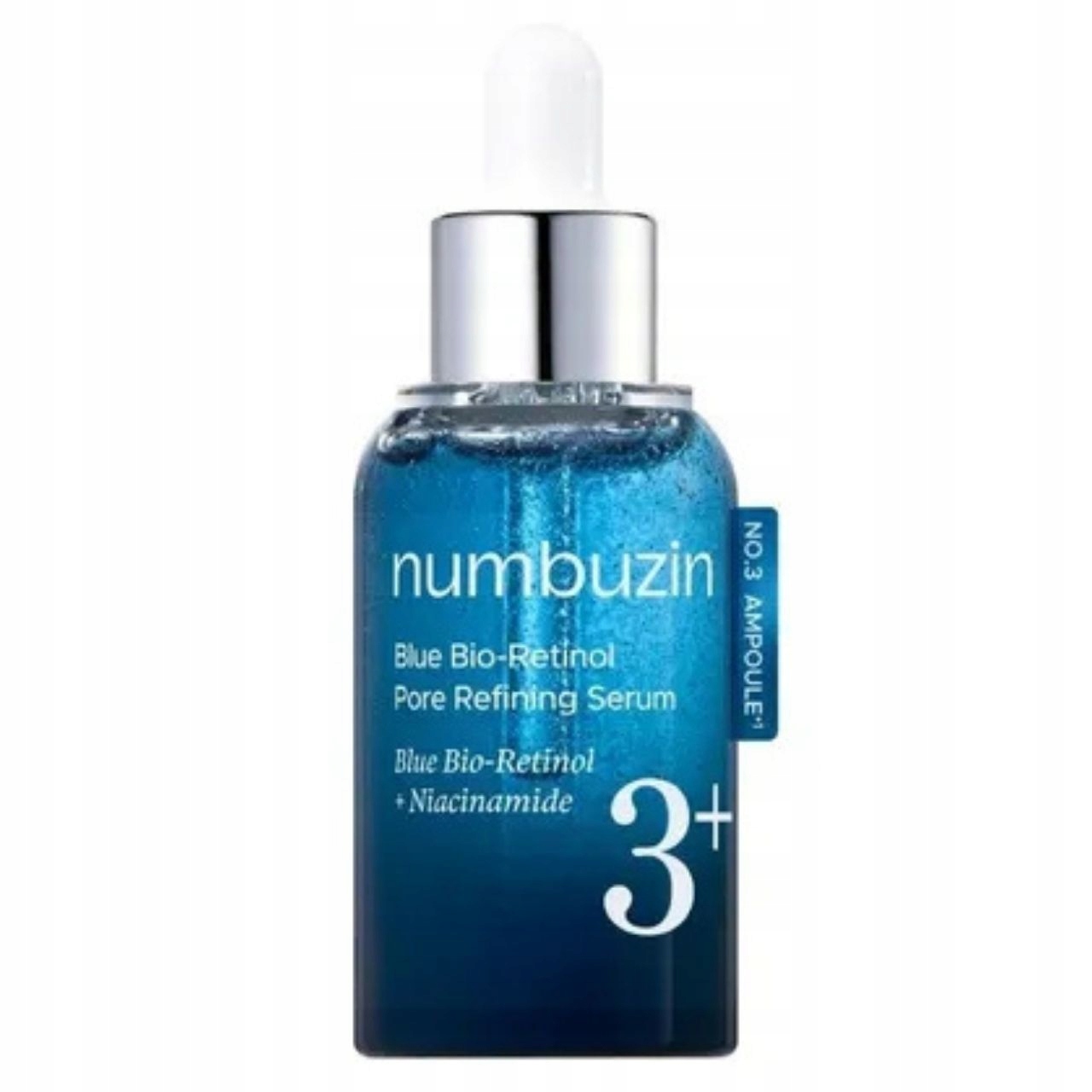 Numbuzin No 3 Blue Bio Retinol večerní sérum na póry Nikotinamid 30 ml